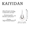 thumbnail image 4 of Aretes KAIYIDAN Boho Vintage Largos en Plata, 4 of 9