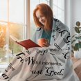 thumbnail image 3 of Bible Verse Blanket Christian Gifts for Women Prayer Throw Blanket with Inspirational Thought Religious Spiritual Catholic Gifts for Mom Get Well Soon Gifts for Women Healing Blanket 50"x40", 3 of 5