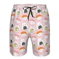 thumbnail image 4 of Naloa Cute Sushi (2) Men's Beach Shorts, Surfing shorts, Swim trunks, Quick Dry Swim Trunks for Surfing Beach Fun - Small, 4 of 9