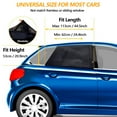 thumbnail image 2 of IC ICLOVER Universal Fit Car Side Window Sun Shade [44.5" x 20.9"] Rear and Front Car Windows Conveniently Install Shades the Sun Rays for Kids [2 Pcs], 2 of 11