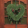 thumbnail image 4 of STOBOK 1Pack Small Moss Wreath Green Flocking for Indoor/Outdoor Decoration, 4 of 5