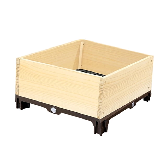 DYNWAVECA Raised Garden Bed Outdoor Planting Box Easy Assembly High Performance Convenient Planter Box Plant Container for Yard Outdoor Style A