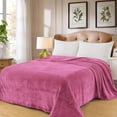 thumbnail image 1 of Cobertor Ligero Liso Matrimonial Hotelero Suave Y Calientito. MOD. MAGENTA, 1 of 1