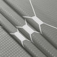 thumbnail image 4 of CAILDANL Black Shower Curtains Black and White Ombre Bath Curtains for Bathroom, Textured Fabric Shower Curtain Liner with 12 Hooks, Water Repellent, Machine Washable, 72 x 72 inch, 4 of 7