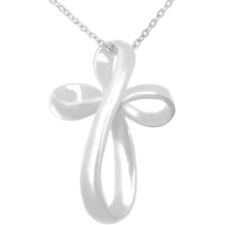 Brinley Co. Sterling Silver Cross Pendant, 18"