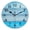 B9, variant on Non-Ticking Silent Wall Clocks Battery Operated Personalized Decor Clock for Bathroom,Office-Majestic White Horse With Flowing Mane（12inch）