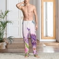 thumbnail image 2 of Logiee Flowers And Colorful Butterflies Print Pajama Pants for Men,Men’s Pajama Bottoms,Mens PJ Pants with Pockets & Button Fly-3X-Large, 2 of 6