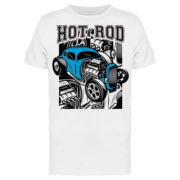 Retro Style Hot Rod Car Tee Men's -Image by Shutterstock