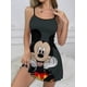 thumbnail image 1 of Vestido de verano de Minnie Mouse con cuello redondo para mujer, falda de pijama con ribete de lechuga, elegante, a la moda, 2024, 1 of 1