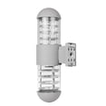 thumbnail image 4 of Moderna Pantalla De Cristal De Aluminio Resistente Al Agua Hacia Arriba, Accesorios De Iluminación De Pared Led, Lámpara De Pared Ip65 De Doble Cabezal, Enchufe E27 Para Exteriores, Ca 85-240V Methold HA024396-01, 4 of 7