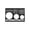 Black, variant on Kitchen Ruler Pasta Portion Measuring Card for Baking Ingredients Cooking Helper with Portion Control Holes And Cooking Tips Harlik