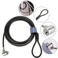 thumbnail image 3 of Cable de seguridad ANGGREK 200 cm para ordenador portátil color negro, 3 of 8