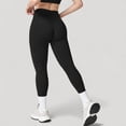 thumbnail image 5 of Women's High Waist Full Length Leggings with Seamless Design and Stretch Fit for Everyday Movement - X Large, Black, 5 of 7