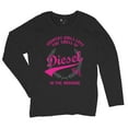 thumbnail image 5 of Country Girl Love Smell Of Diesel Women's Long Sleeve T-shirt Pink Truck Fuel Southern Cowgirl Western Rodeo Pride Life Gift, 5 of 7