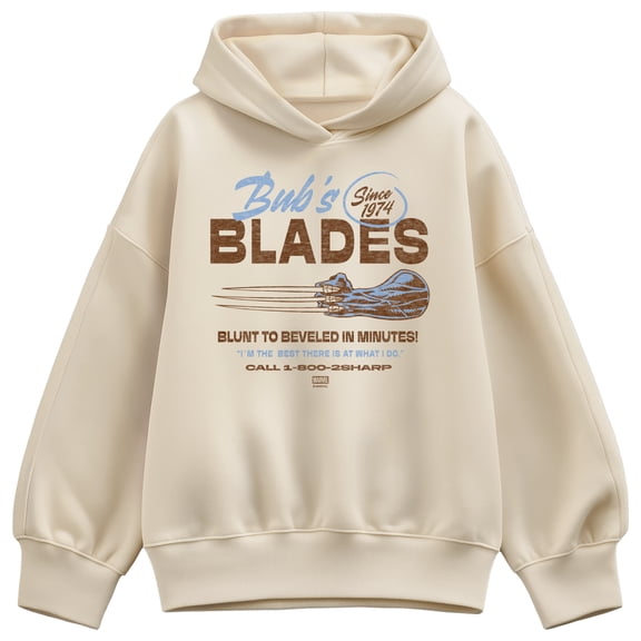 Wolverine - Bub's Blades Business - Women's Oversized Fleece Hoodie Sweatshirt