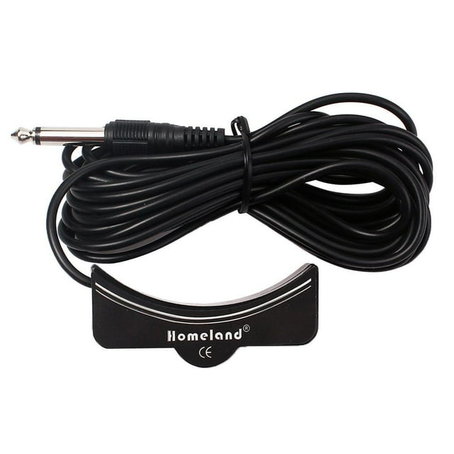 Sensor de Captación de Pastilla de Guitarra Hugo Clip de Puente Agujero de Sonido Tono Amplificar