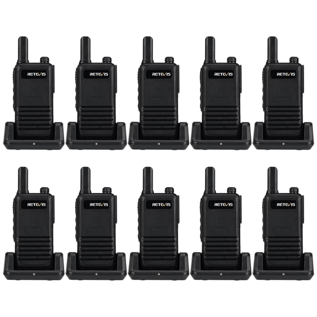 Walkie Talkies Retevis RB47, impermeables, RT22, paquete de 10 unidades, para adultos