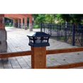 thumbnail image 1 of Elegant Home Fashions GA21034 Solar Black Fence Mount Light, 1 of 1