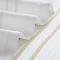 thumbnail image 5 of Black and White Shower Curtain Fabric Shower Curtain for Bathroom Modern Black Striped Shower Curtain Fall Waterproof in Bath 72x72 inches Long Shower Curtains Set with Curtain Hooks, 5 of 6