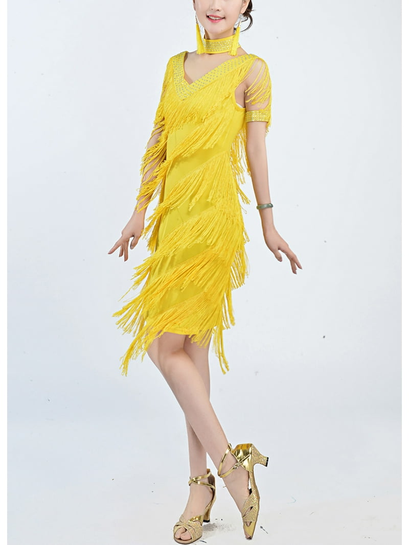 open lace back dress Yellow Toddler Party Dress with Strappy Design Flower Girl Dess J429, Yellow / Child-6