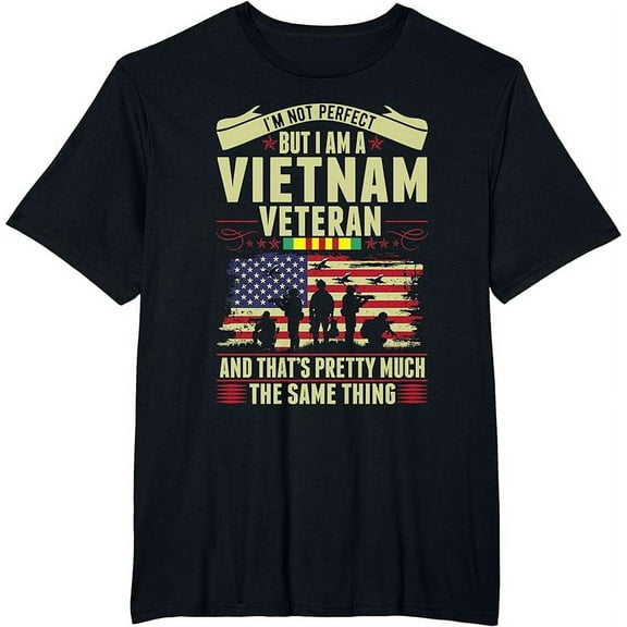 I'm Not Perfect But I Am A Vietnam Veteran Veterans Day T-Shirt