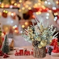 thumbnail image 5 of christmas decorations artificial Christmas trees and Christmas decorations, pinecone and berry table Christmas trees are suitable for family rooms, gatherings, indoor and outdoor in winter, 5 of 6