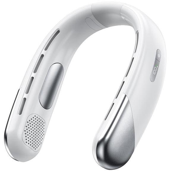 Portable Wearable Bladeless Neckband Fan Necks Fan Miniature Air Conditioners USB Rechargeable Cooling Device