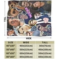 thumbnail image 5 of Soft Flannel Fleece Blanket Zac Efron Plush Throw Cozy Blankets for Couch Sofa 40"x30", 5 of 7