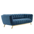 thumbnail image 2 of Modway Bestow Crushed Performance Velvet Sofa in Navy, 2 of 8