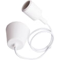 thumbnail image 4 of Portalámparas, casquillo de bombilla, portalámparas E27, lámparas de alambre colgantes, luz colgante blanca DIY con portalámparas de alambre, 4 of 5