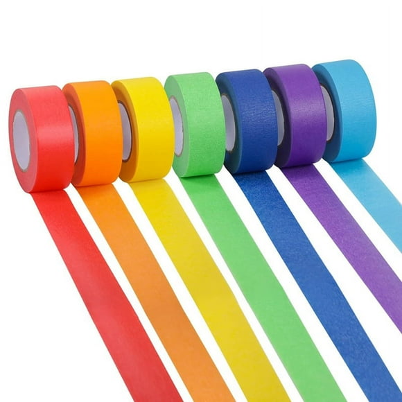 Colored Masking Tape,Colored Painters Tape for Arts and Crafts,Drafting Tape,Craft Tape Tape Paper TapeColorful Tape,C