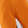 thumbnail image 4 of Odeerbi Kids Boys Girls Fall Winter Outfits Button Baseball Jacket Jogger Pants Set Unisex Long Sleeve Hoodies Color Block A Patch Sweatsuits Kids Clothes Orange, 4 of 9