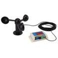 thumbnail image 1 of 3 Fan Blades Tower Crane Anemometer 3 Blades USB 5V High Accuracy 2‑12 Lever Wind Speed Alarm Device for Outdoor, 1 of 5