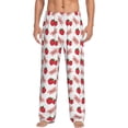 thumbnail image 2 of Lsque Strawberry Print Men's Pajama Pants, Lounge Pant - Comfortable Home Wear,Elastic Waistband, Stylish Design-XX-Large, 2 of 9