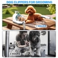 thumbnail image 2 of Kit de Aspiradora para Aseo de Perros S7 con Cortapelos de Bajo Ruido y Cepillos, 2 of 6