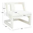 thumbnail image 5 of SAFAVIEH Rhyes Modern Style Accent Chair, Cream, 5 of 12