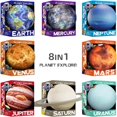 thumbnail image 2 of Science Educational Toys for Kids Gemstone Dig Kit Solar System Eight Planet Explore Gems Dig Kit(8in1), 2 of 7