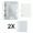 Silver, variant on Creative Cute Transparent 3 Ring Mini Loose-leaf Hand Book Student Portable Notebook Ring Binder Kawaii School Accessories