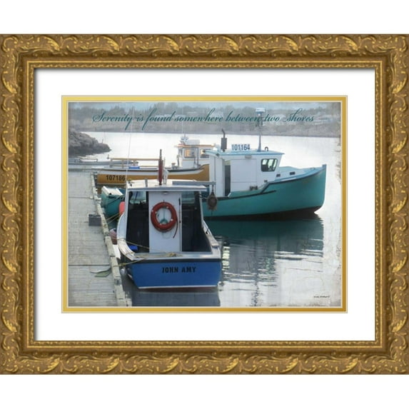 Phillips, Anita 24x19 Gold Ornate Wood Framed with Double Matting Museum Art Print Titled - John Army
