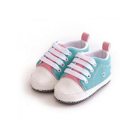 

Unisex Newborn Infant Baby Soft Sole Crib Shoes Cotton Sneaker Prewalker 0-18 Months