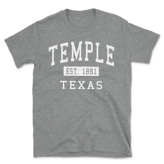 Temple Texas Classic Established Men's Cotton T-Shirt