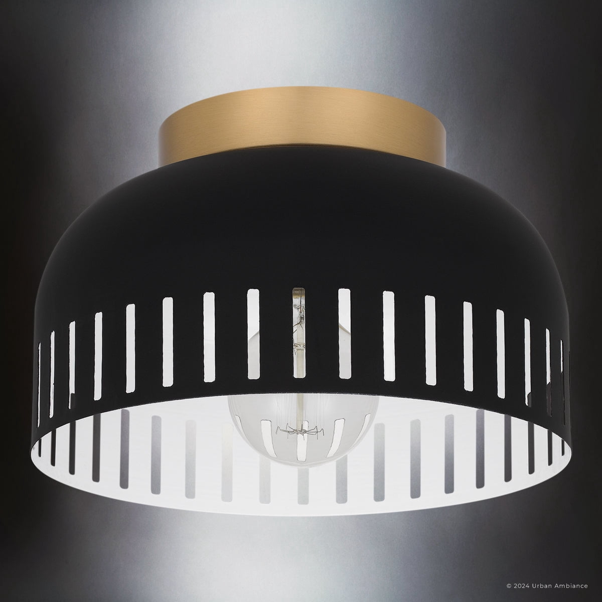 Luxury Bohemian Ceiling Light, Matte Black, UQL5611