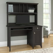 Bowery Hill Small Computer Desk With Hutch In Carolina Oak Walmart Com Walmart Com