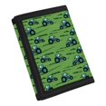 thumbnail image 2 of CHAQLIN Coin Pockets Tractor Field Pattern Lightweight Kids Trifold Wallet for Travel, Polyester Dustproof Trifold Card Wallet, 2 of 7