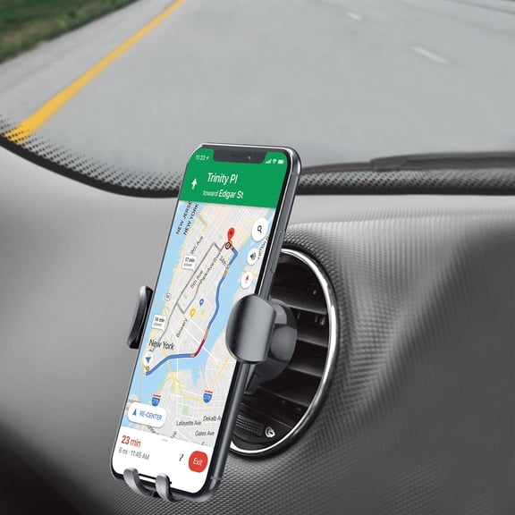 Merkury Innovations Vent Gravity Clamping Mechanism Air Vent Clip Car Mount