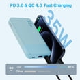 thumbnail image 2 of Cargador portátil NOBIS Power Bank de 10000 mAh con cable C a C, 2 of 7
