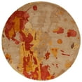 thumbnail image 4 of SAFAVIEH Soho Cyprus Abstract Wool Area Rug, Beige/Multi, 3'6" x 5'6", 4 of 10