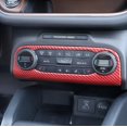 thumbnail image 1 of Pour Ford Bronco Sport 2021+ ABS Rouge Carbone Panneau de Commutateur A/C Couvercle Accessoires 1x, 1 of 4