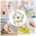 thumbnail image 6 of Bingfone Mess-Proof Baby Bib - Waterproof Bib for Baby Boy or Girl with Food Catcher Pocket, Unisex-Sweet Bee, 6 of 6