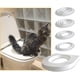 thumbnail image 1 of Kit de entrenamiento para el baño de gatos, sistema de entrenamiento para el baño de mascotas, alfombrilla para bandeja de arena para cachorros, 1 of 5